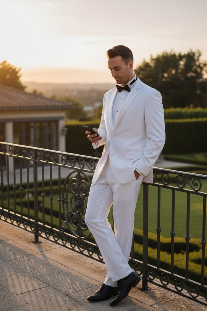 White Vinci Tuxedo