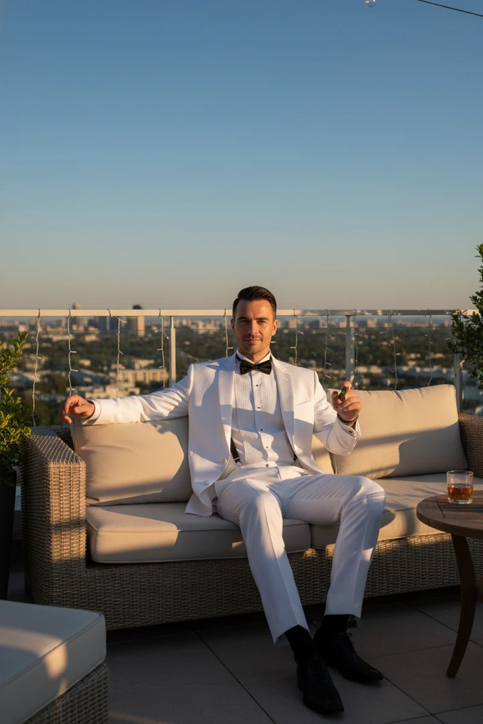 White Vinci Tuxedo