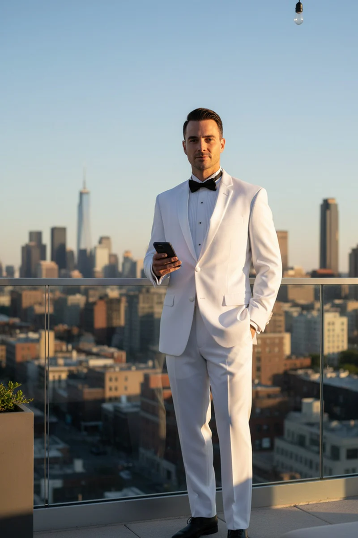 White Vinci Tuxedo