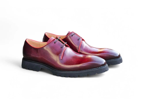 Whole Cut Derby With Lug Sole