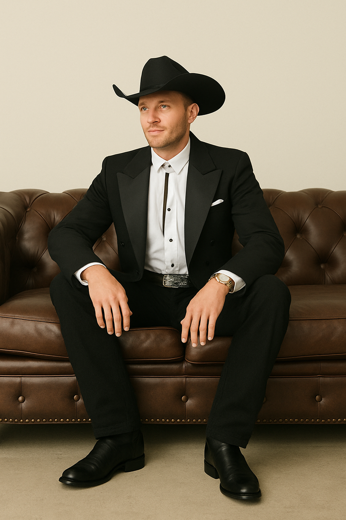 Country Tuxedos For Weddings Mens Black Traje Vaquero Suit & Tuxedo mensusain