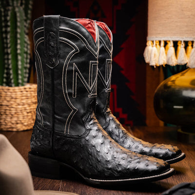 Marco Di Milano Alabama Black Leather Luxury Shoe