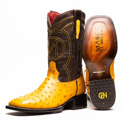 Marco_Di_Milano Alabama Buttercup - Luxury Leather Dress Shoe