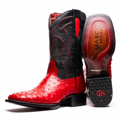 Marco Di Milano Alabama Red Leather Loafers
