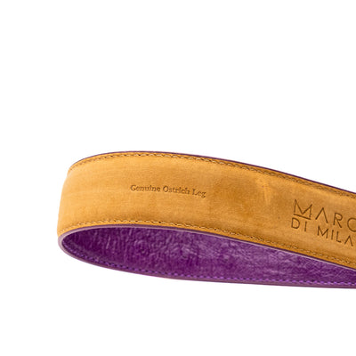 Marco Di Milano Alessio Pink/Purple Leather Belt Loafer
