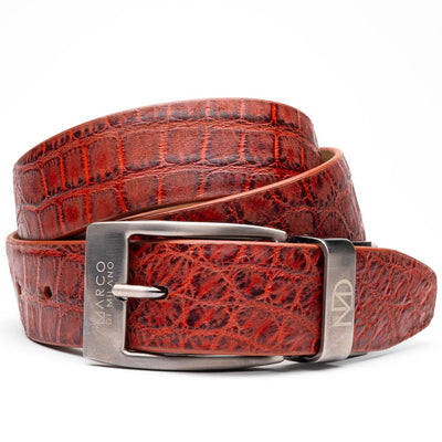 Marco Di Milano Emilio Belt - Rustic Cognac Leather Shoe