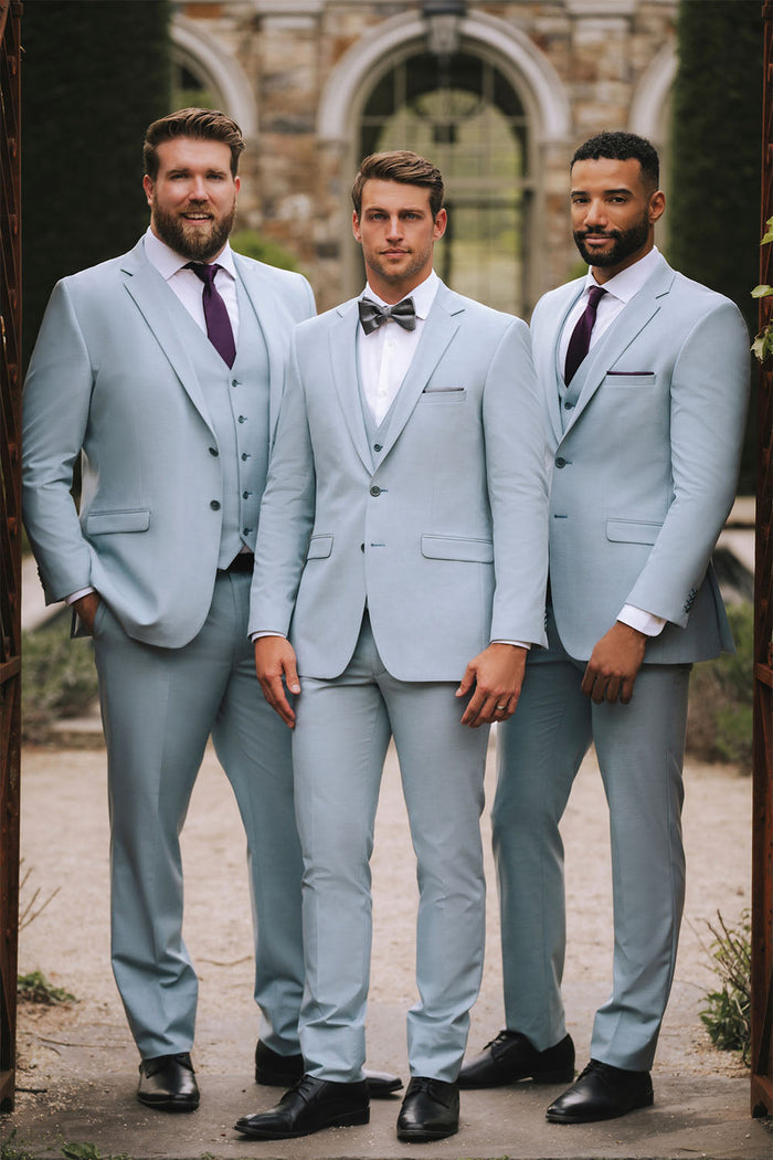 Savoy Light Blue Suit Jacket (Separates) by Allure Men
