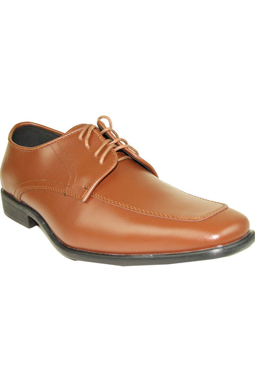Allure Moc Toe Brown Matte Tuxedo Shoes - Allure Men