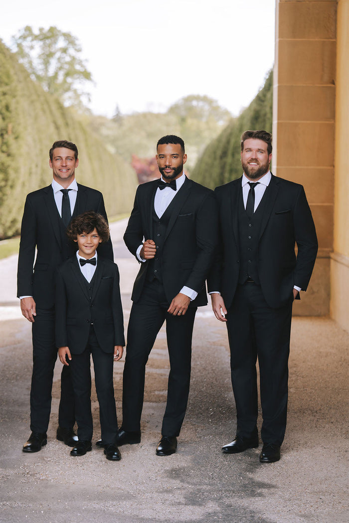 Savoy Black Suit Jacket (Separates) by Allure Men