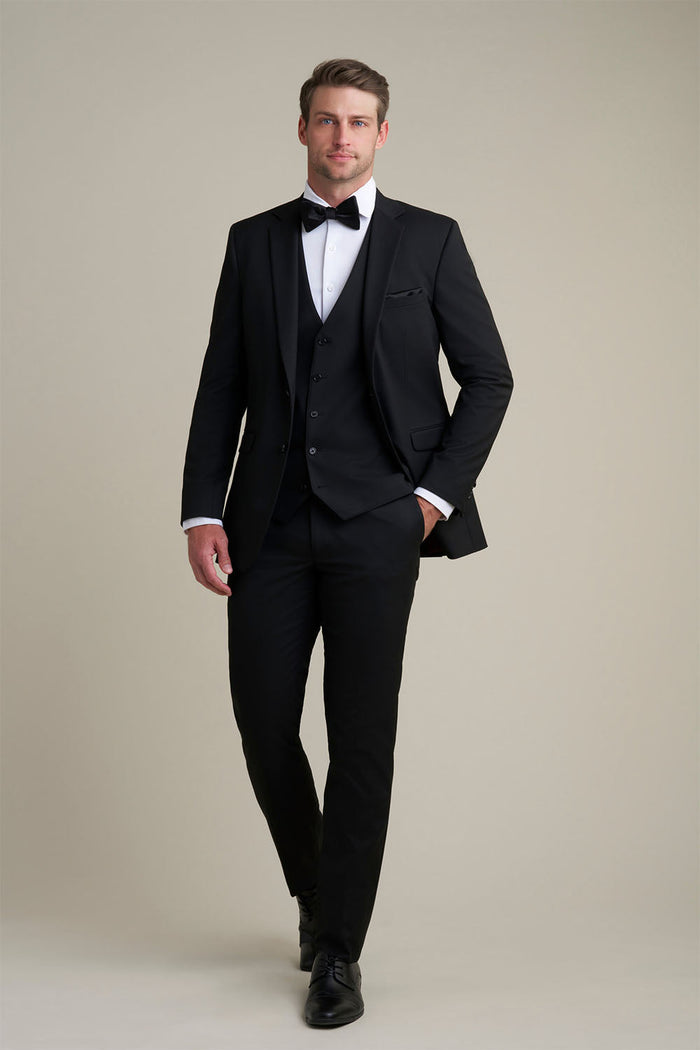 Savoy Black Suit Jacket (Separates) by Allure Men