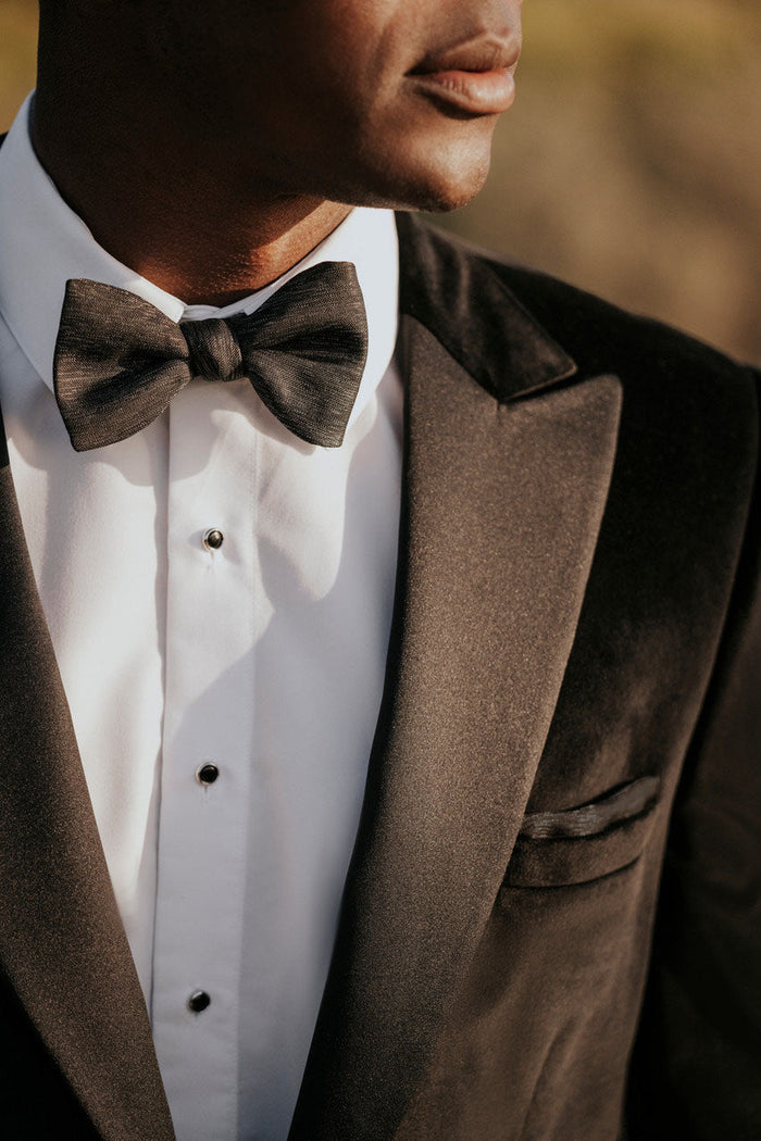 Verona Onyx Black Velvet Dinner Jacket (Separates) by Allure Men