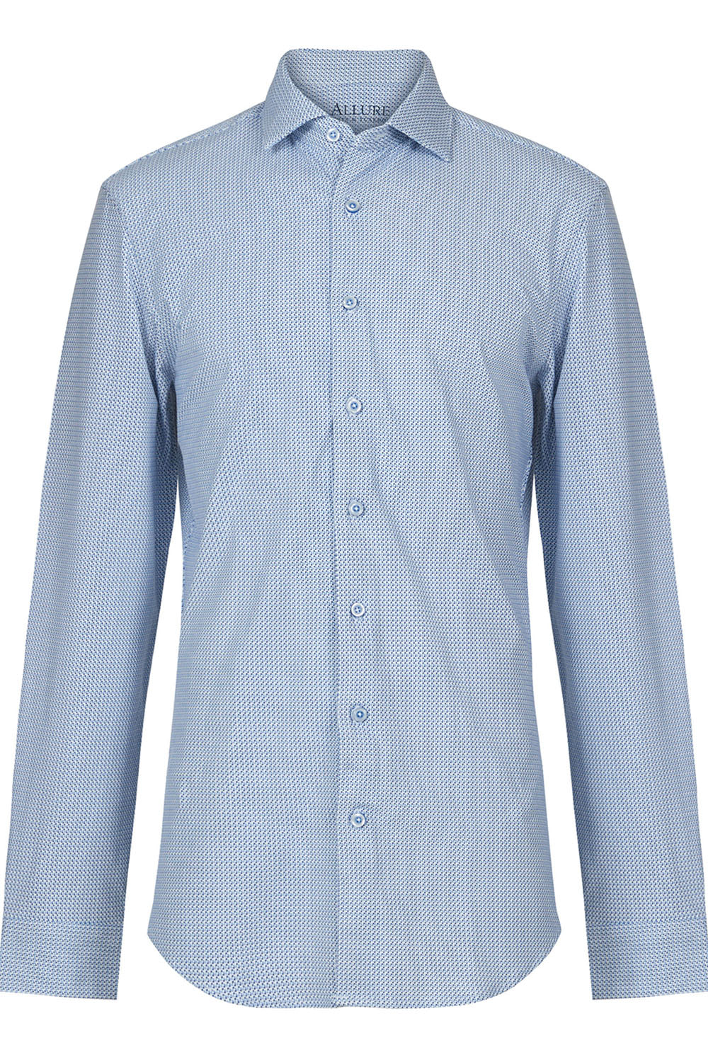 Vanguard Blue Laydown Formal Shirt Allure Men