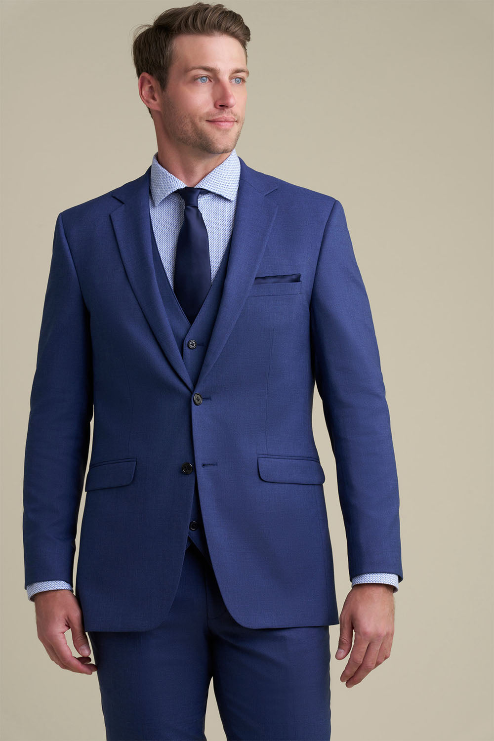 Savoy Blue Suit Jacket (Separates) by Allure Men