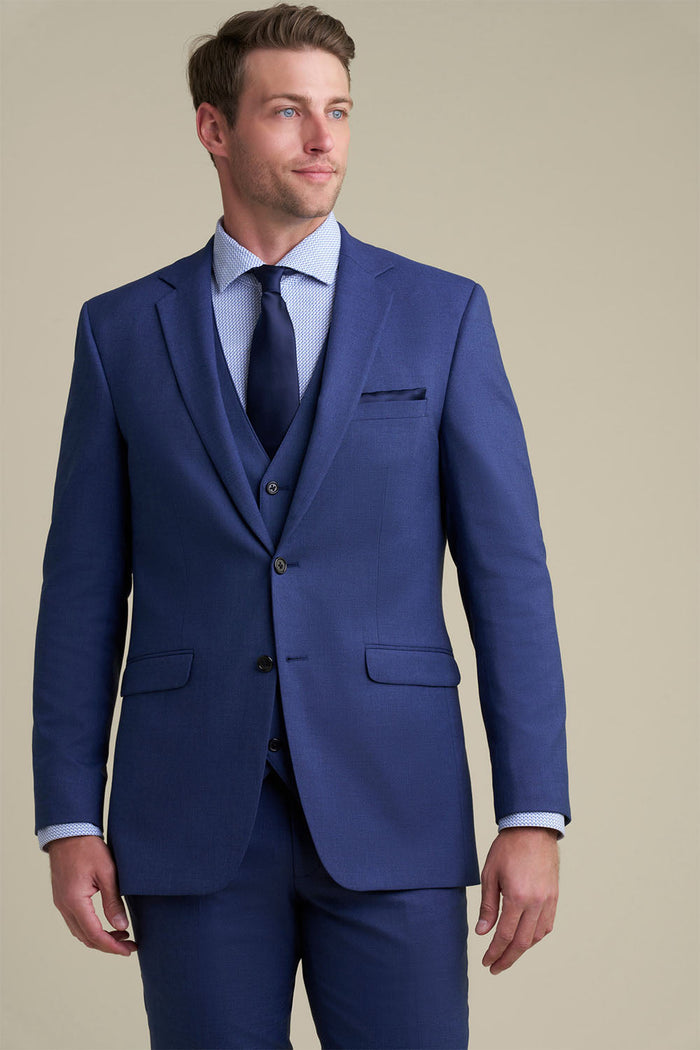 Savoy Blue Suit Jacket (Separates) by Allure Men