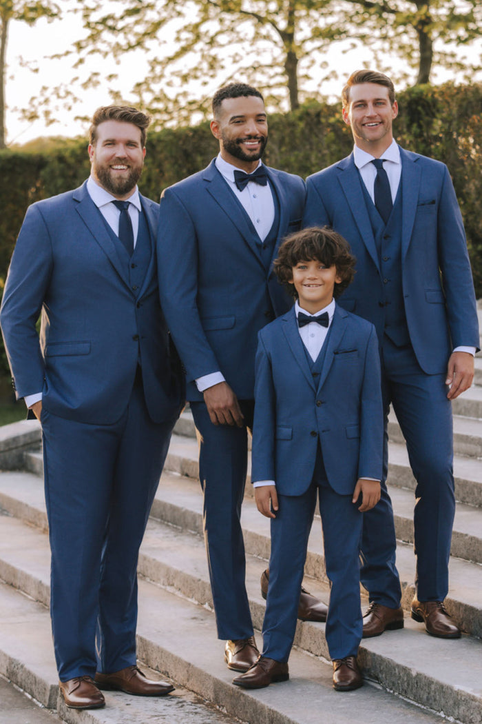 Savoy Blue Suit Jacket (Separates) by Allure Men