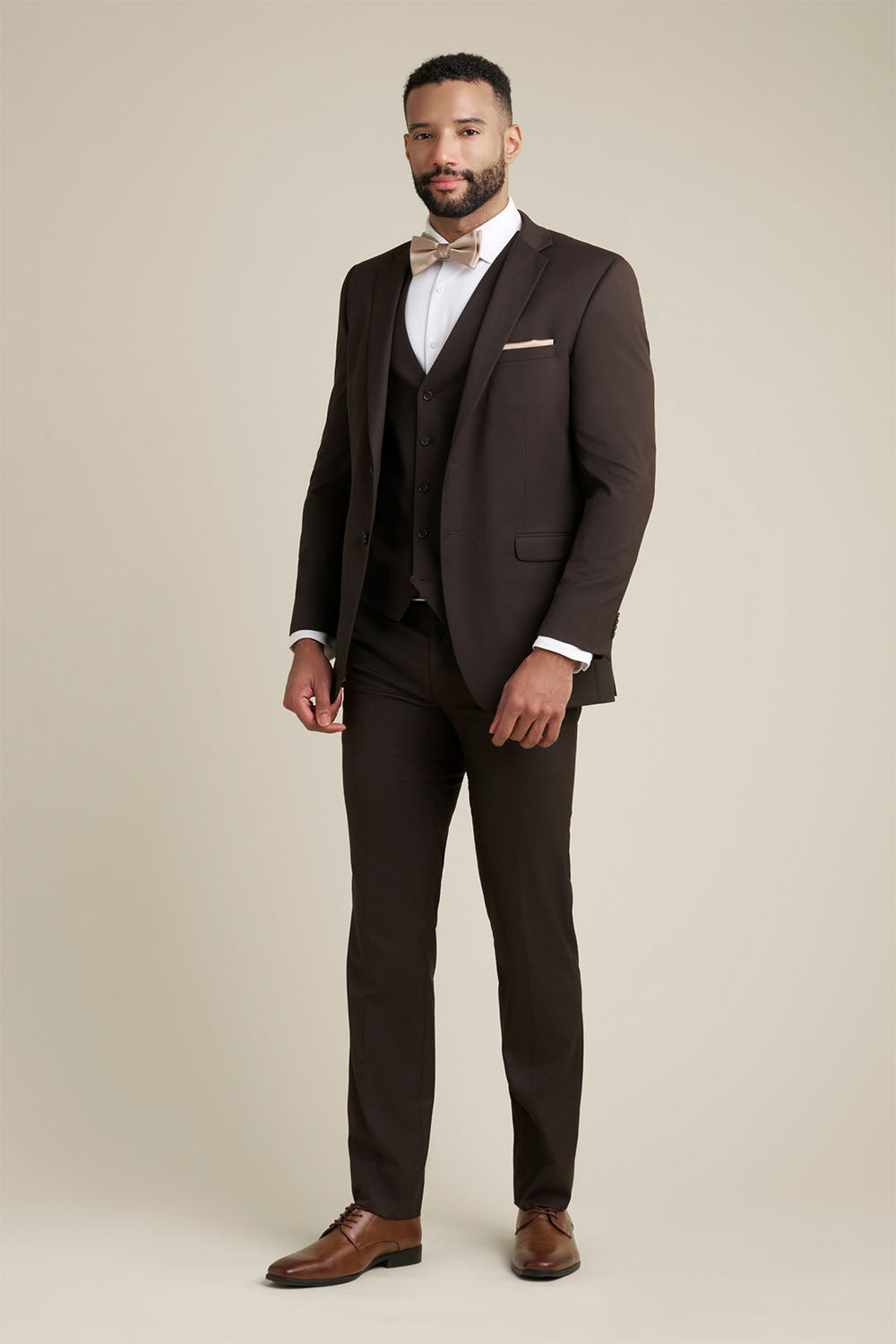 Savoy Brown Suit Jacket (Separates) by Allure Men