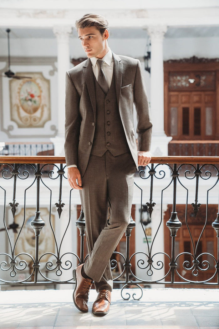 Brunswick Cafe Slim Suit Pants by Allure Men