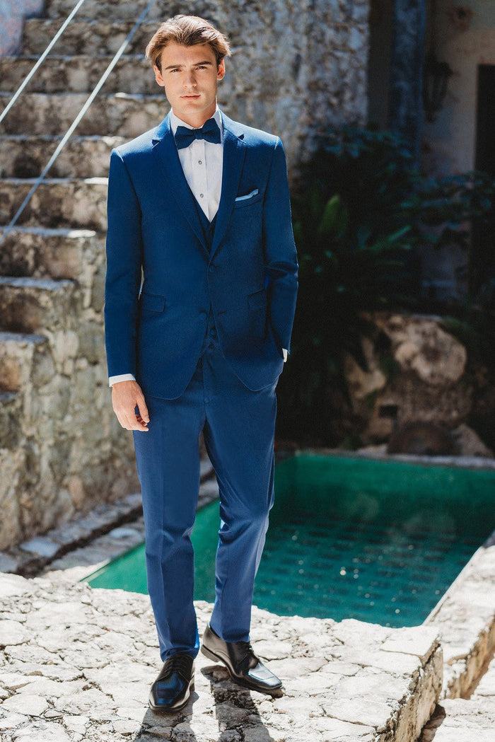 Brunswick Cobalt Ultra Slim Suit Pants by Allure Men