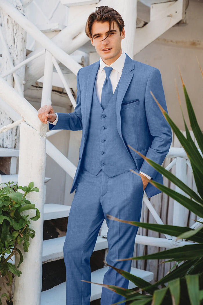 Brunswick Cornflower Suit Jacket (Separates) by Allure Men