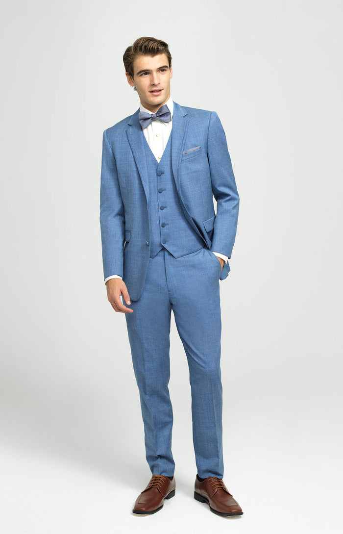 Brunswick Cornflower Suit Vest by Allure Men