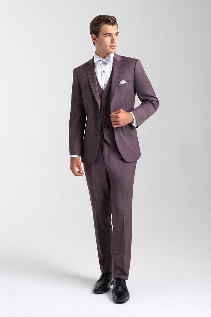 Brunswick Mulberry Suit Jacket (Separates) by Allure Men