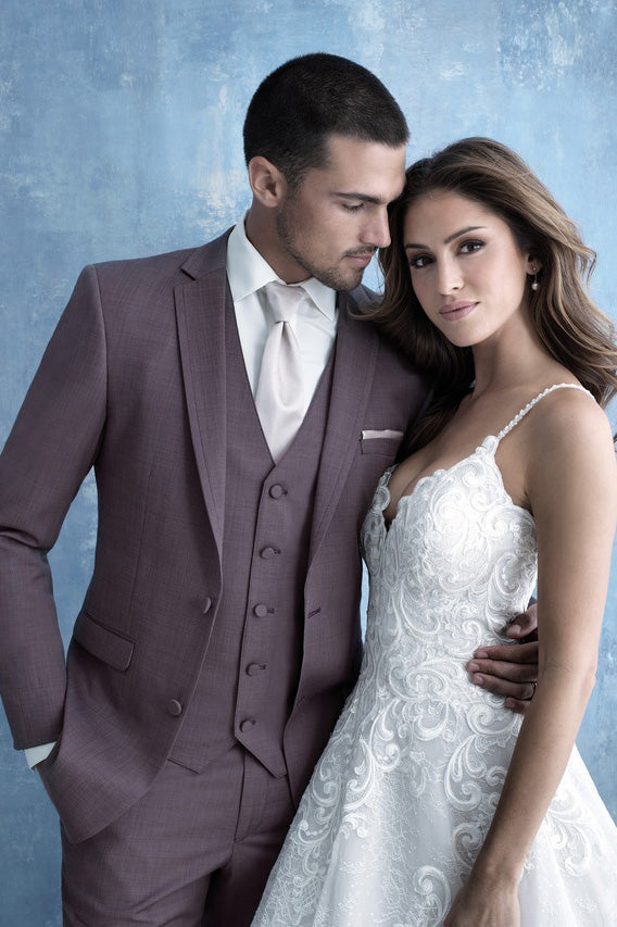 Brunswick Mulberry Suit Vest by Allure Men