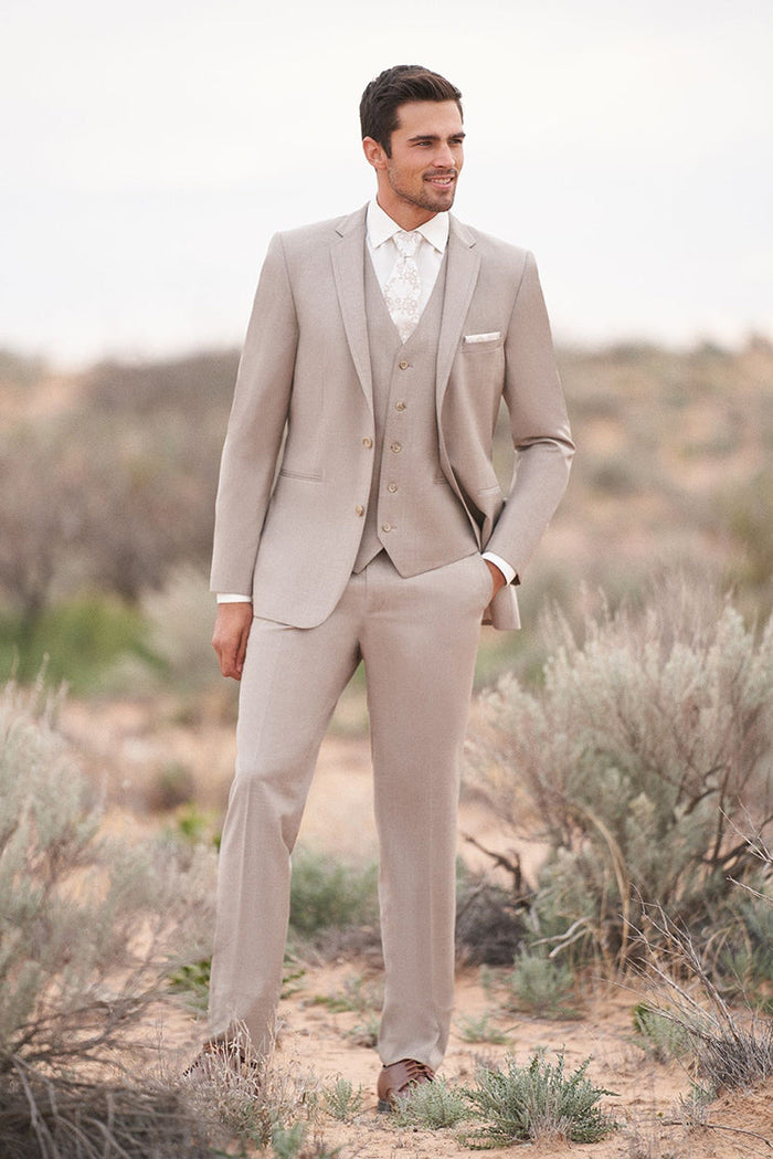 Brunswick Sand Slim Suit Pants Allure Men