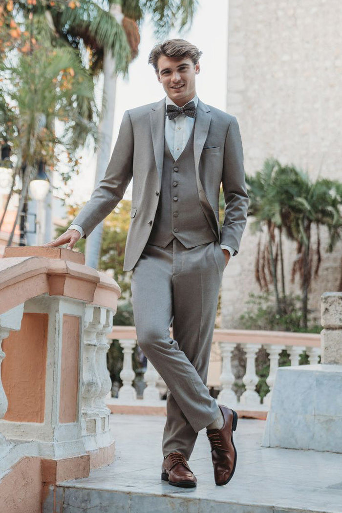 Brunswick Sand Suit Vest by Allure Men