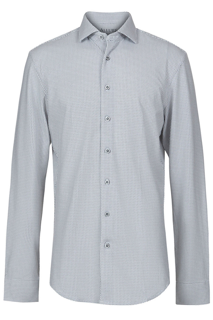 Vanguard Grey Laydown Formal Shirt Allure Men