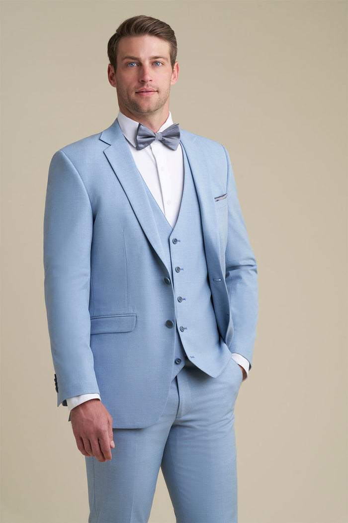 Savoy Light Blue Suit Jacket (Separates) by Allure Men