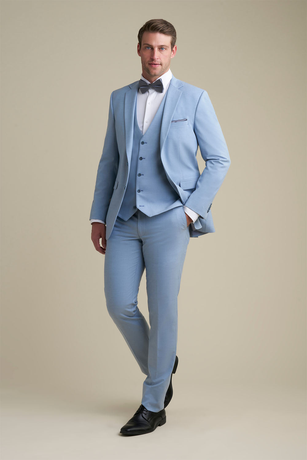 Savoy Light Blue Suit Jacket (Separates) by Allure Men