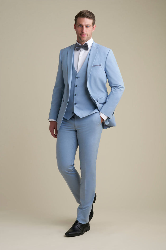 Savoy Light Blue Suit Jacket (Separates) by Allure Men
