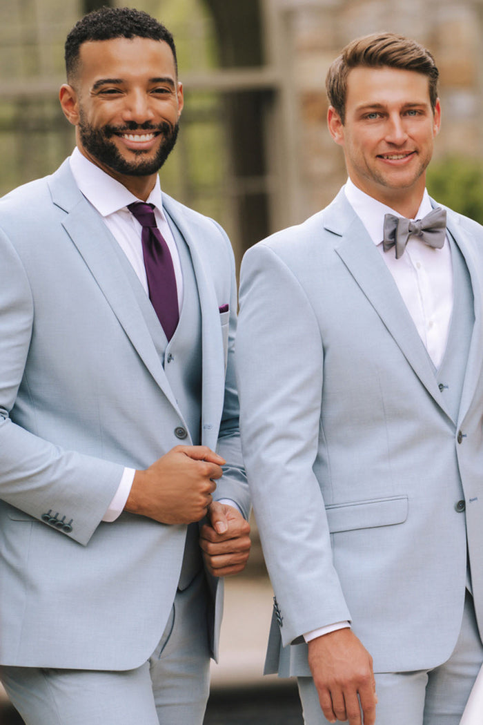 Savoy Light Blue Suit Jacket (Separates) by Allure Men