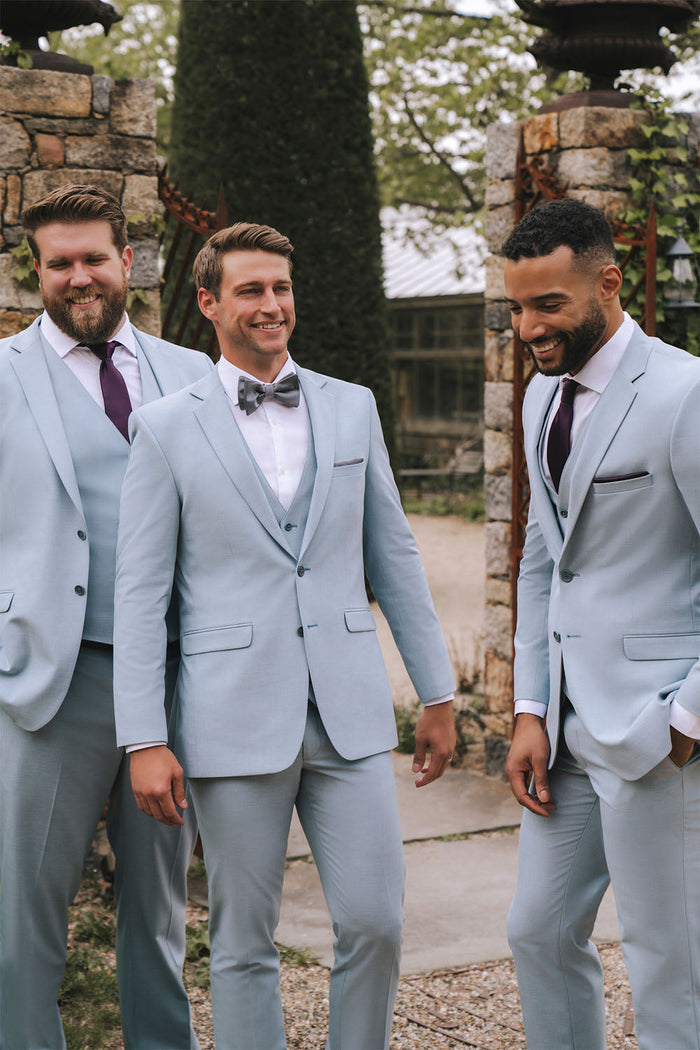 Savoy Light Blue Suit Jacket (Separates) by Allure Men