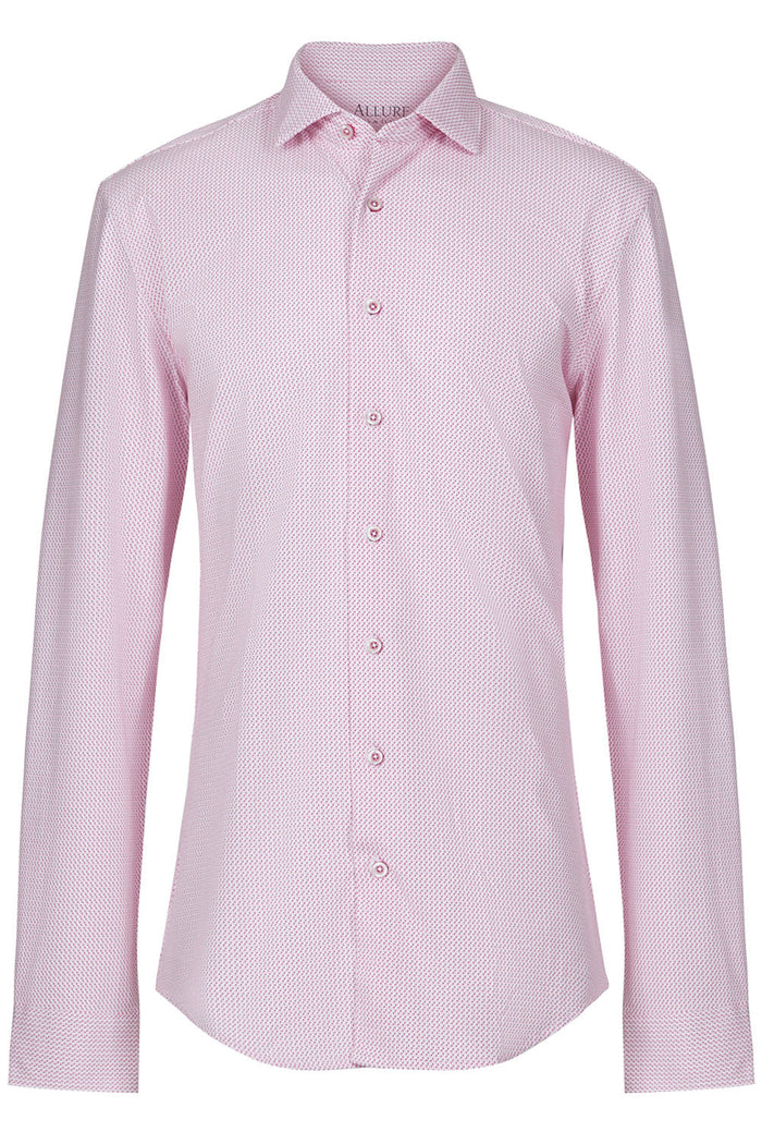 Vanguard Pink Laydown Formal Shirt by Allure Men