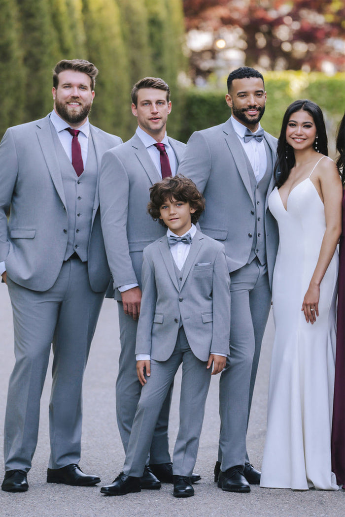 Savoy Medium Grey Suit Jacket (Separates) by Allure Men