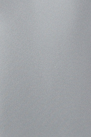 Platinum Solid Satin Silk Pocket Square Allure Men