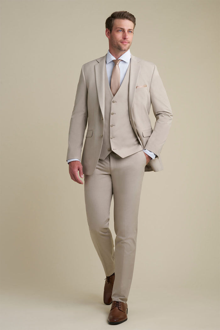 Savoy Tan Suit Jacket (Separates) by Allure Men