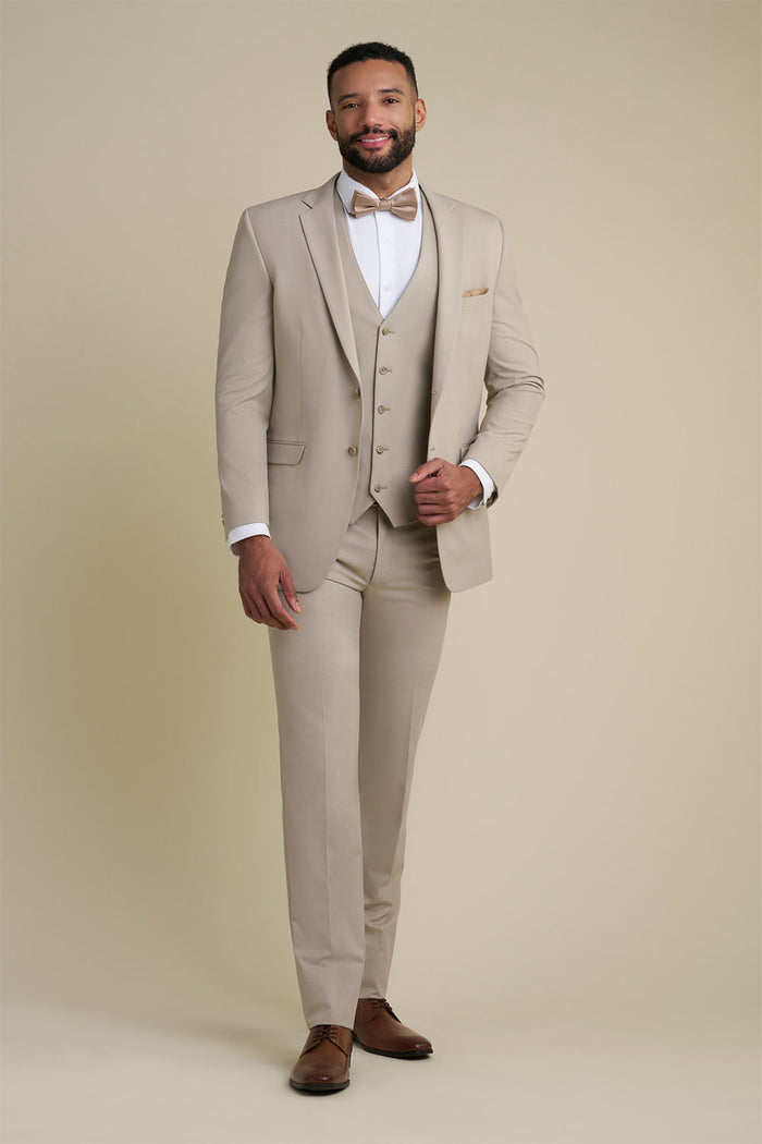 Savoy Tan Suit Jacket (Separates) by Allure Men