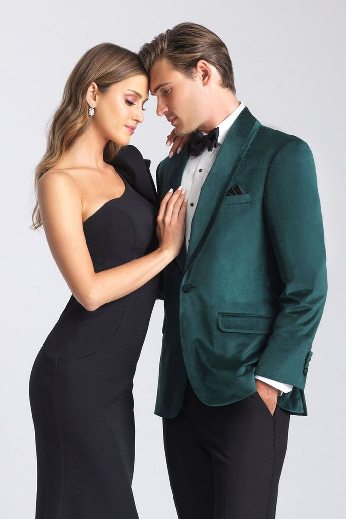 Venice Emerald Green Velvet Dinner Jacket (Separates) by Allure Men