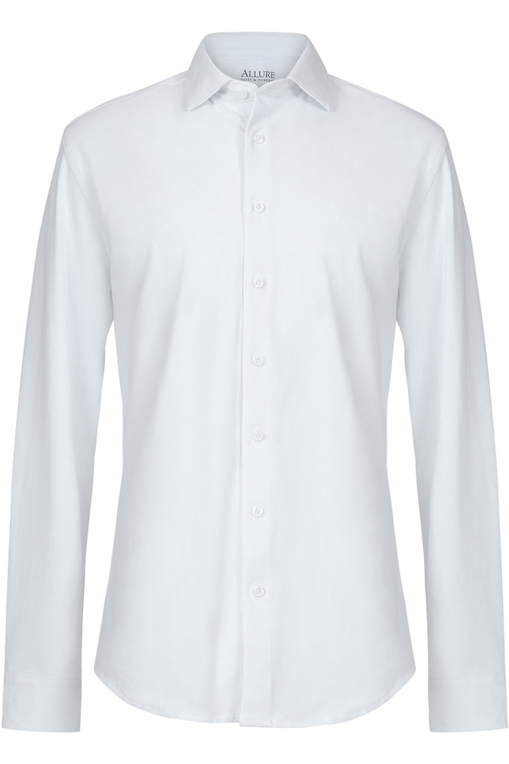 Astoria White Laydown Formal Shirt by Allure Men