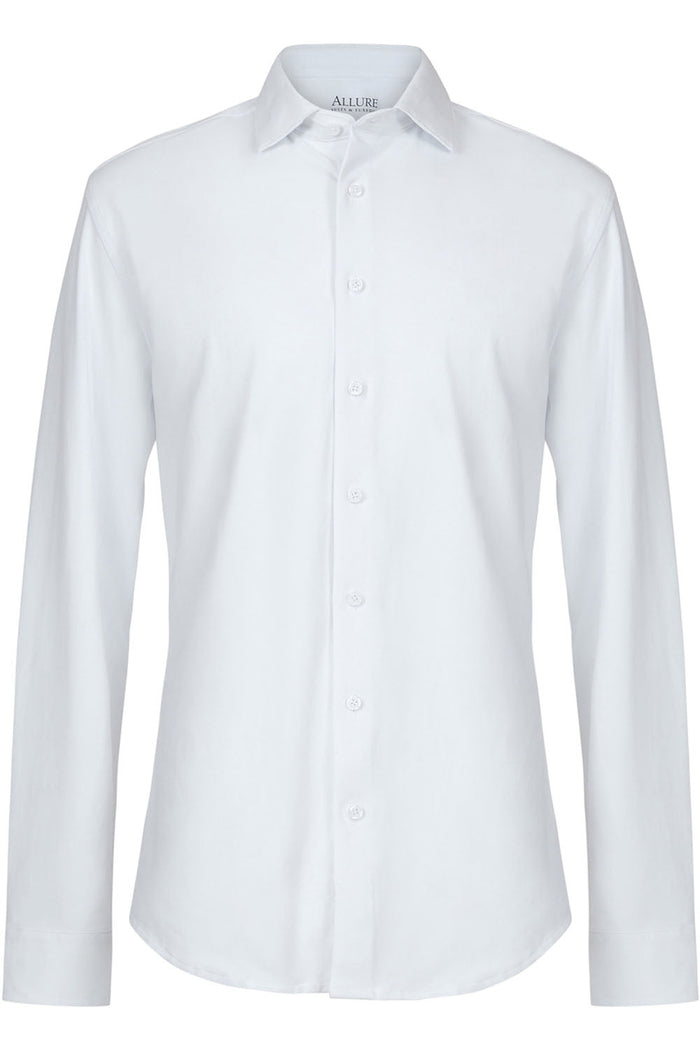Astoria White Laydown Formal Shirt by Allure Men