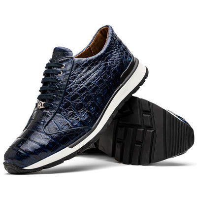 Marco Di Milano Alonzo Navy Leather Dress Shoe