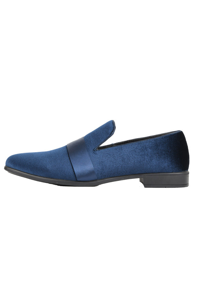 Knight Navy Tuxedo Shoes by Amali