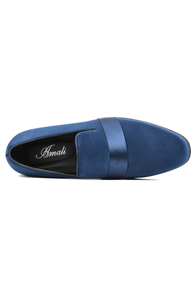 Knight Navy Tuxedo Shoes by Amali