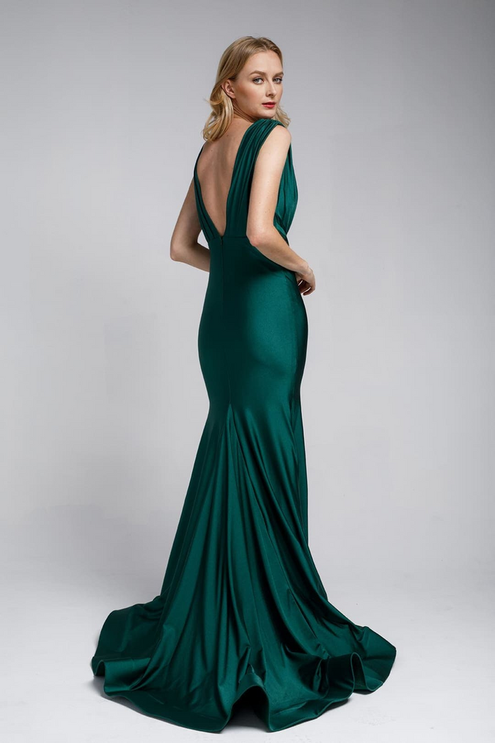 Amelia Couture 370 Sleeveless Bodycon Stretchy Bridesmaids Dress