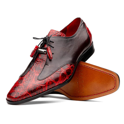 Marco Di Milano Anzio Black Cherry Leather Shoe