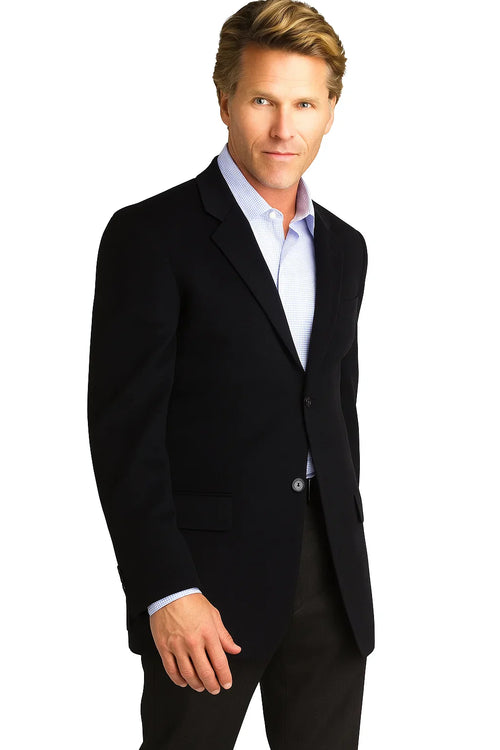 Cashmere Sport Coat Black by USA Men's Outlet