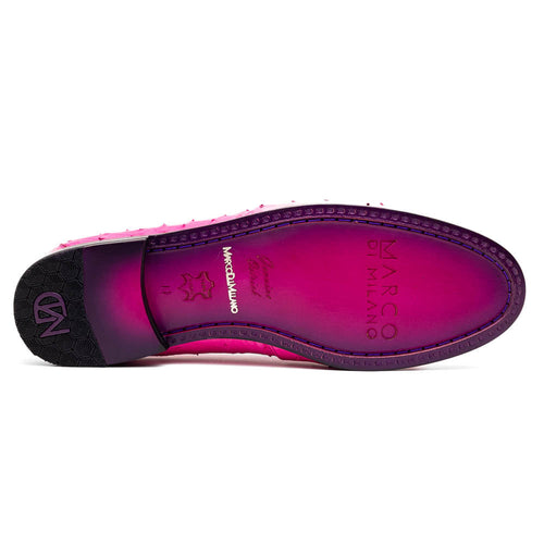 Aubiere Pink Ostrich Loafer 