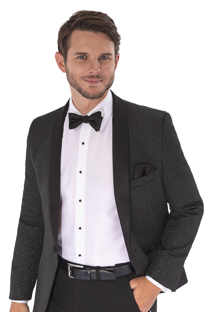 Austin Diamond Black Shawl Tuxedo Jacket (Separates) by Mark of Distinction